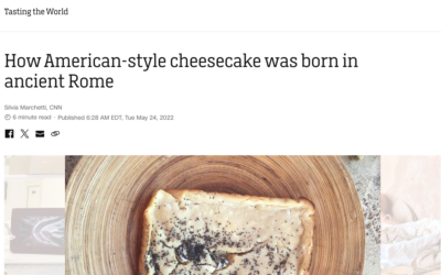 Il cheesecake all’americana è nato nell’antica Roma. CNN.com